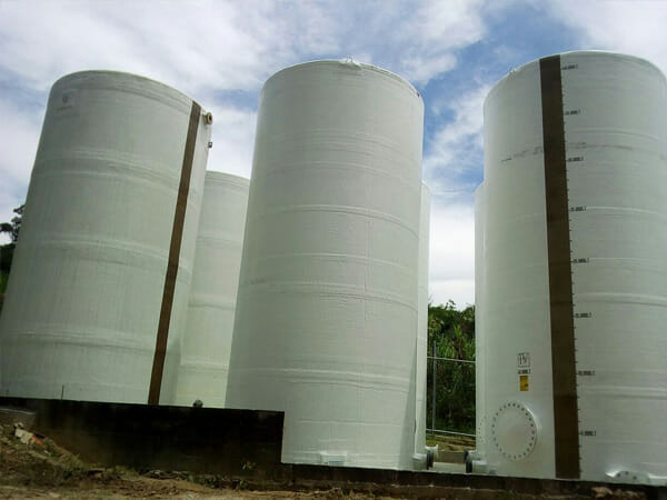 tanques de plastico reforzado verticales